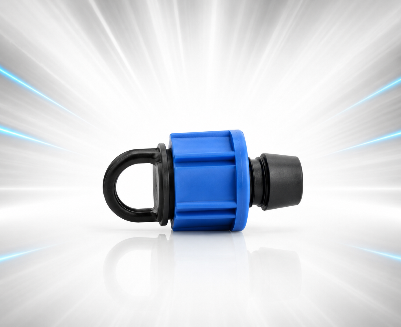 Accessoire bouchon de fin de ligne pour irrigation agricole