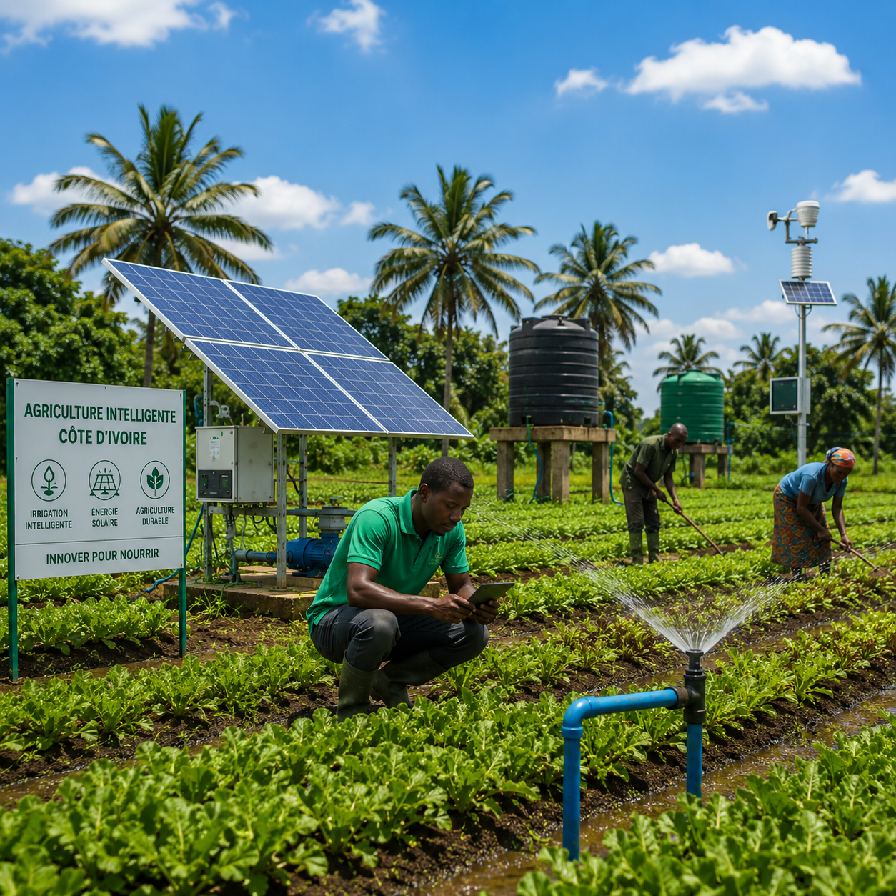 Panneaux solaires agricoles