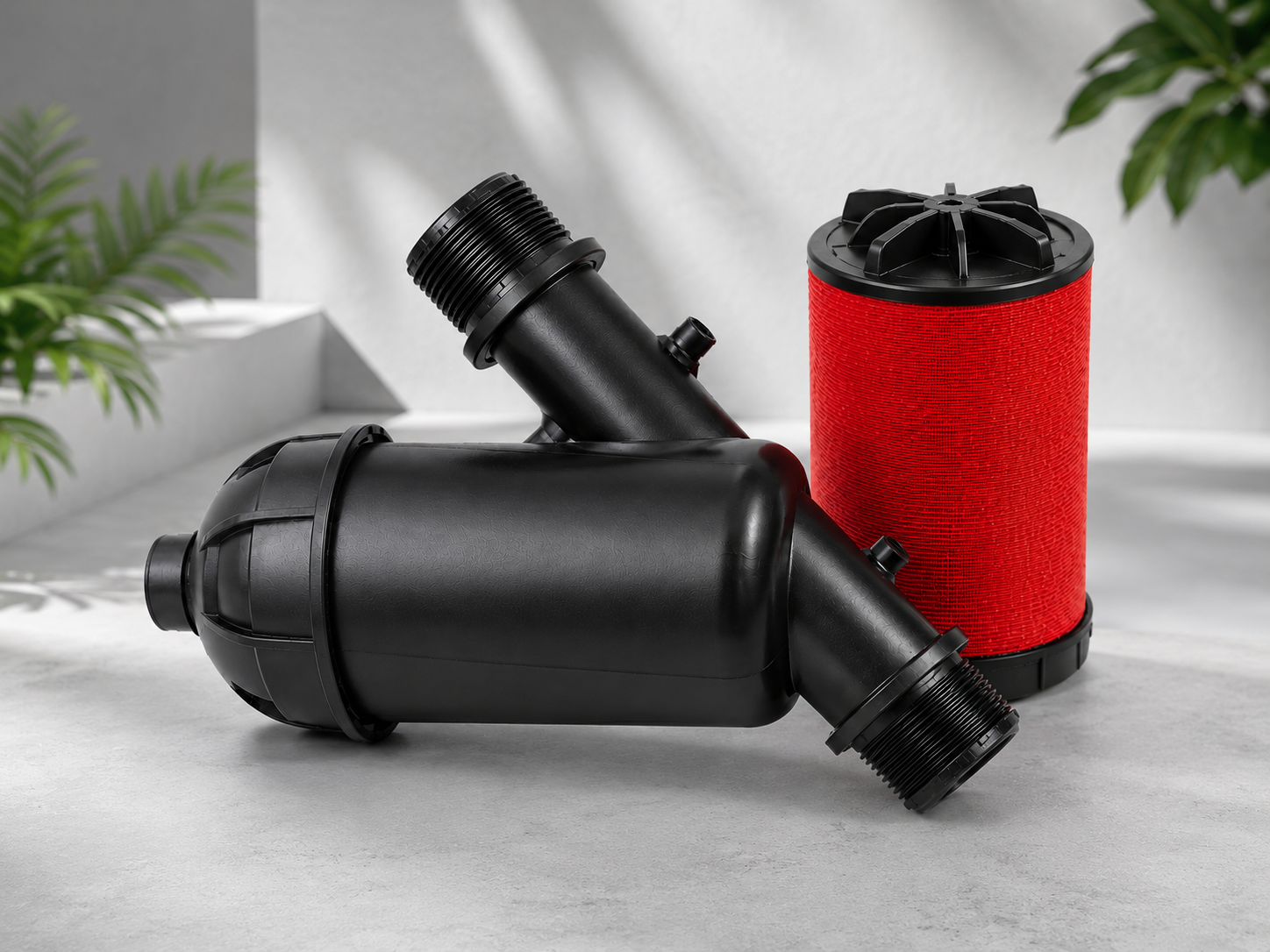 Filtre à disque noir pour système d’irrigation goutte-à-goutte