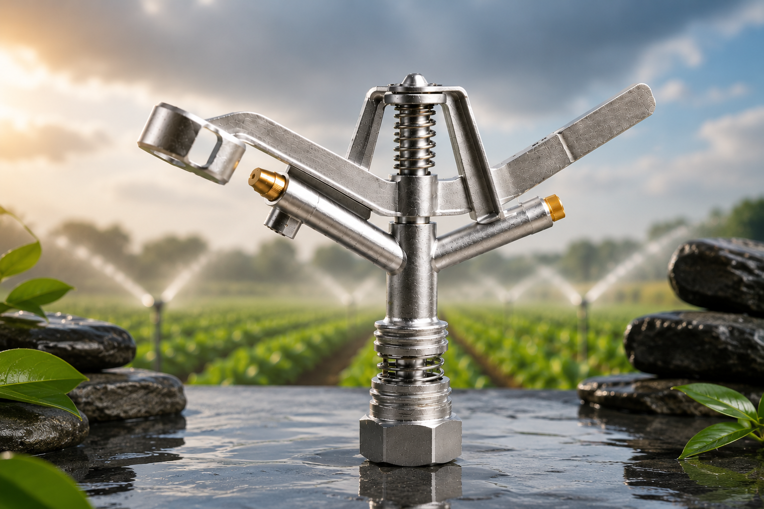Micro-asperseur agricole en métal pour irrigation