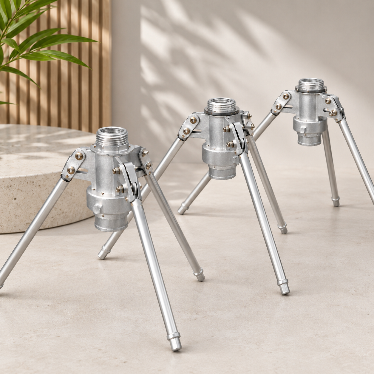 Trépied aluminium pour asperseur canon agricole