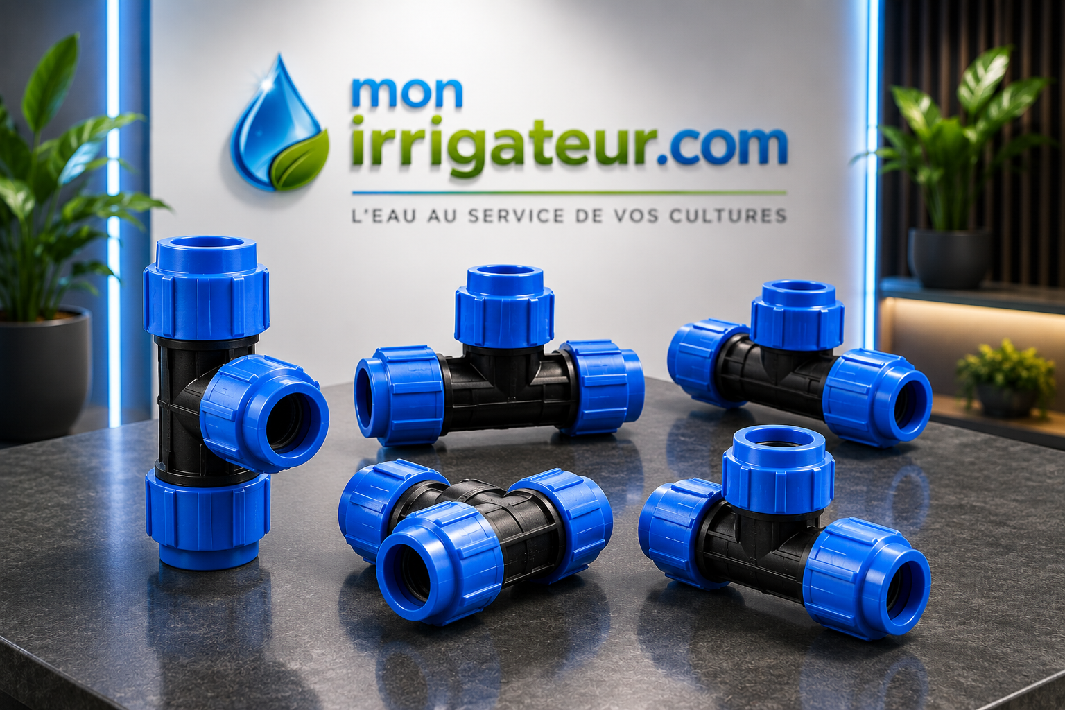 Accessoire Té PEHD pour conduite PEHD agricole