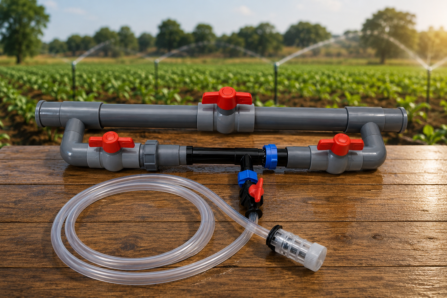 Kit Venturi complet pour fertigation agricole