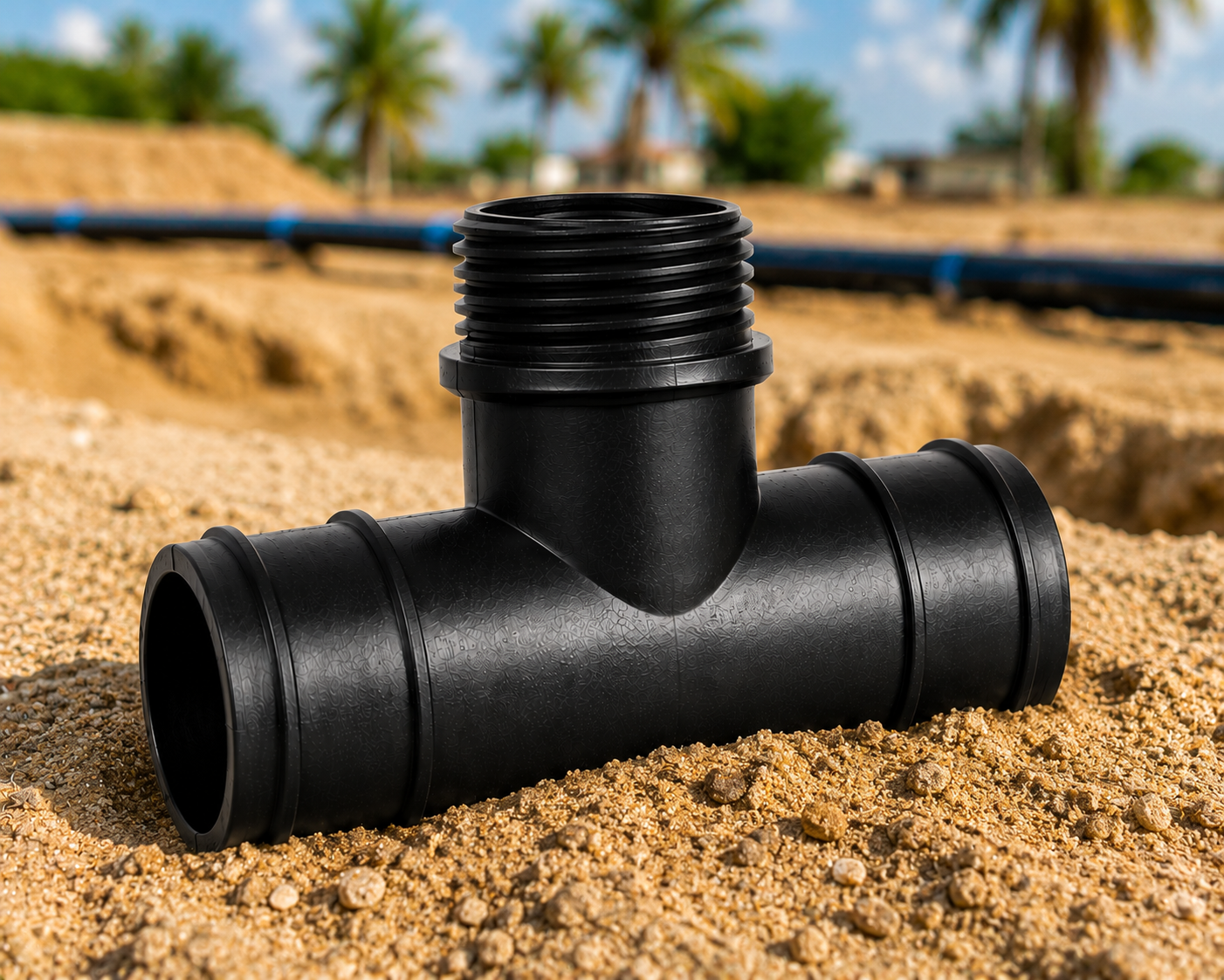 Raccord mâle pour té tuyau irrigation
