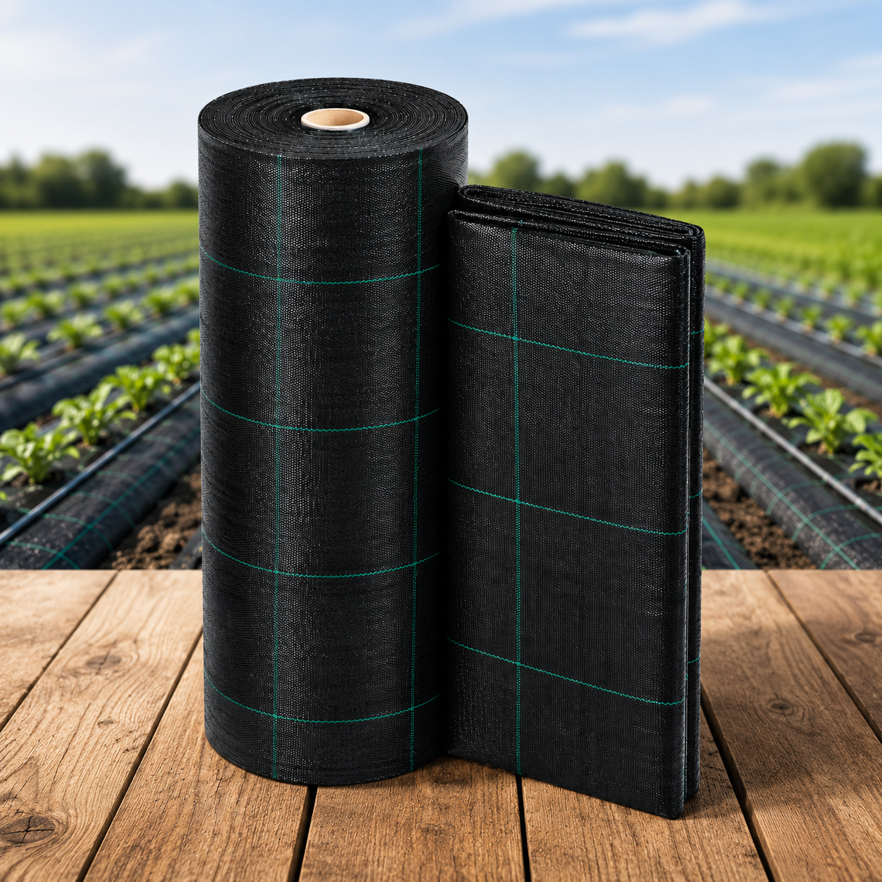 Paillage couvre-sol agricole