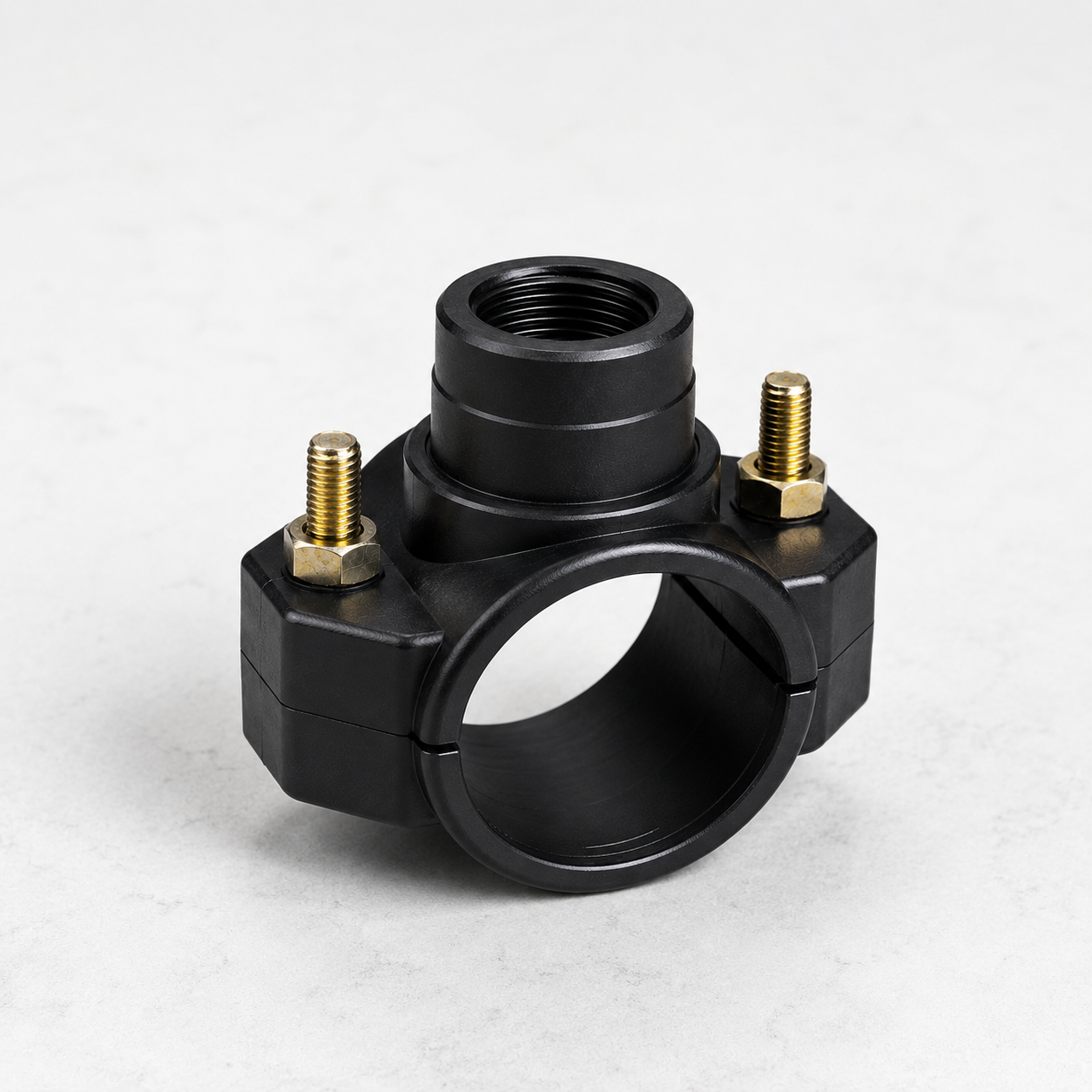 Prise en charge sur conduite PEHD (CPC) 63 × 1&Prime; , 63 × 1/2&Prime; ,  63 × 2&Prime; , 63 × 3/4&Prime; , 63 × 1.1/2&Prime;  et  63 × 1.1/4&Prime;